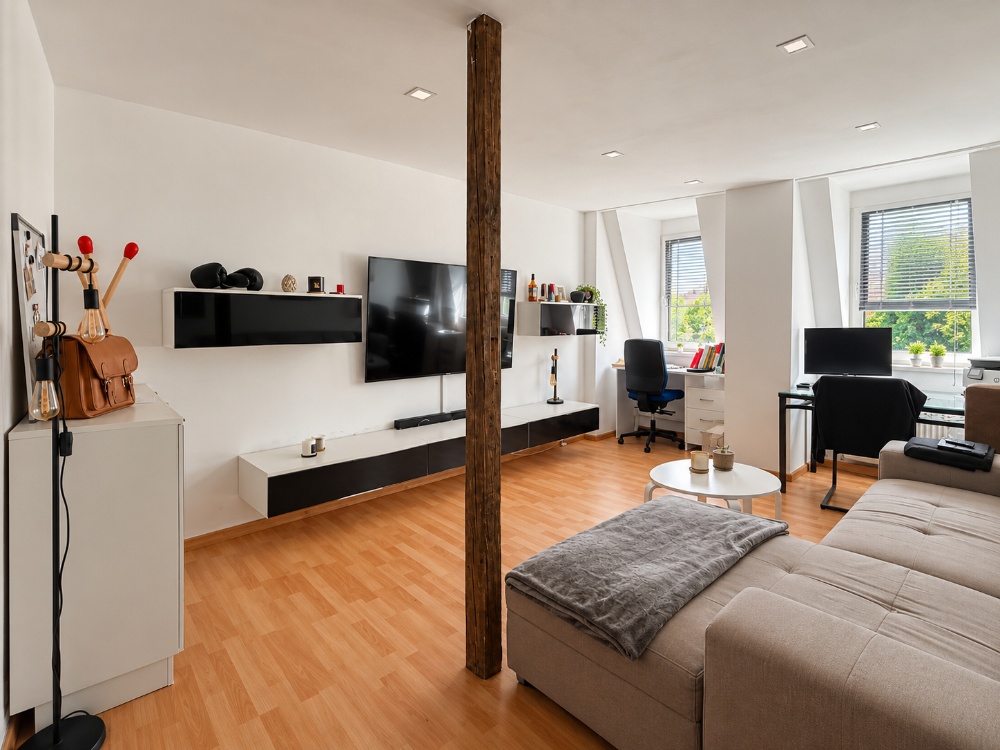 Wohnzimmer im DG