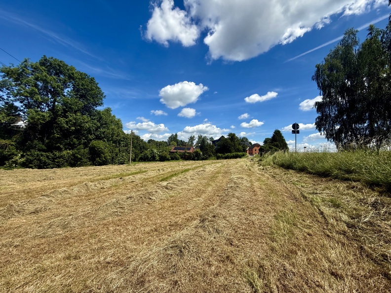 Blick auf das Grundstück