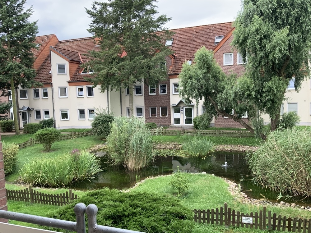 Blick vom Balkon
