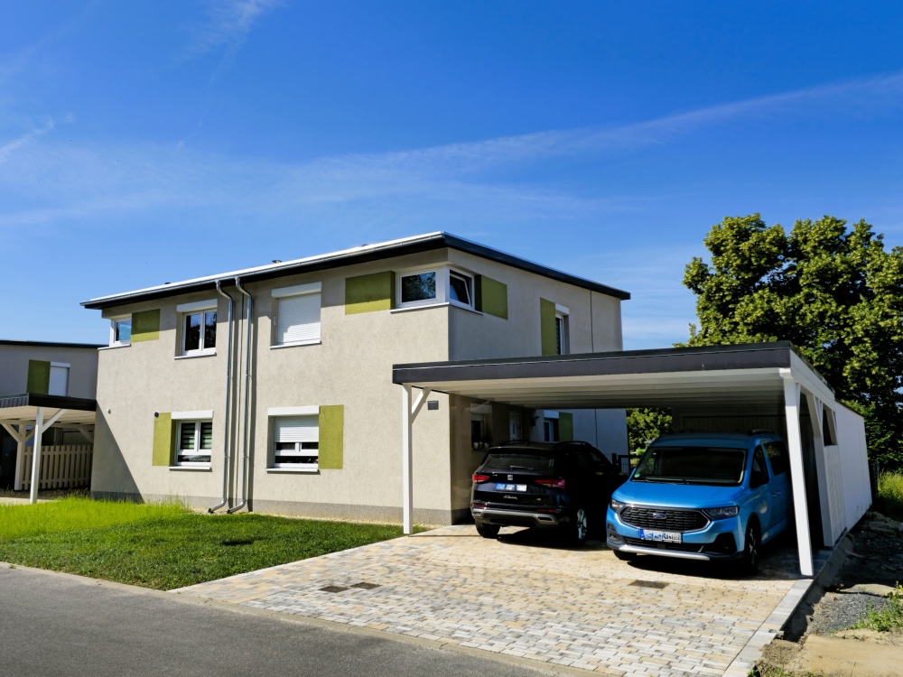 Beispiel mit Doppelcarport