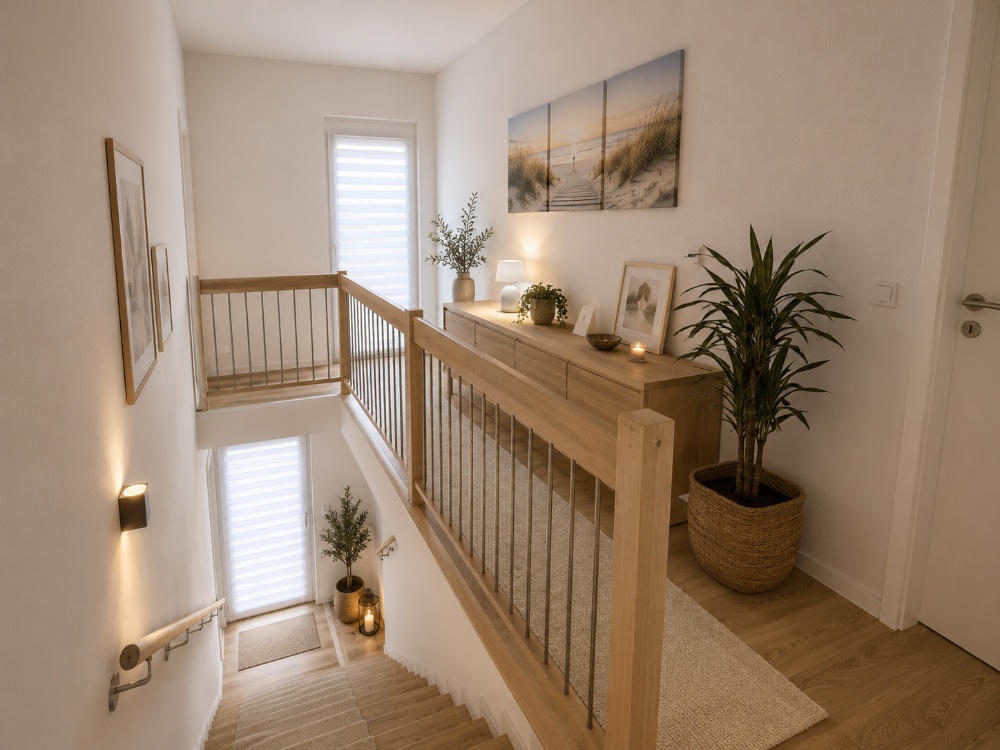 Beispiel Treppe mit Flur