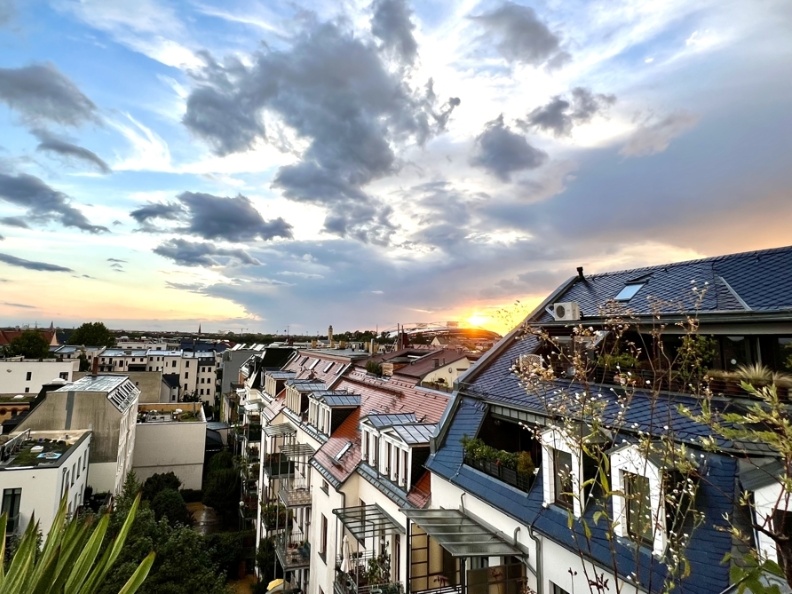 Ausblick vom Balkon