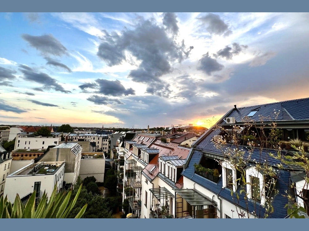 Ausblick vom Balkon