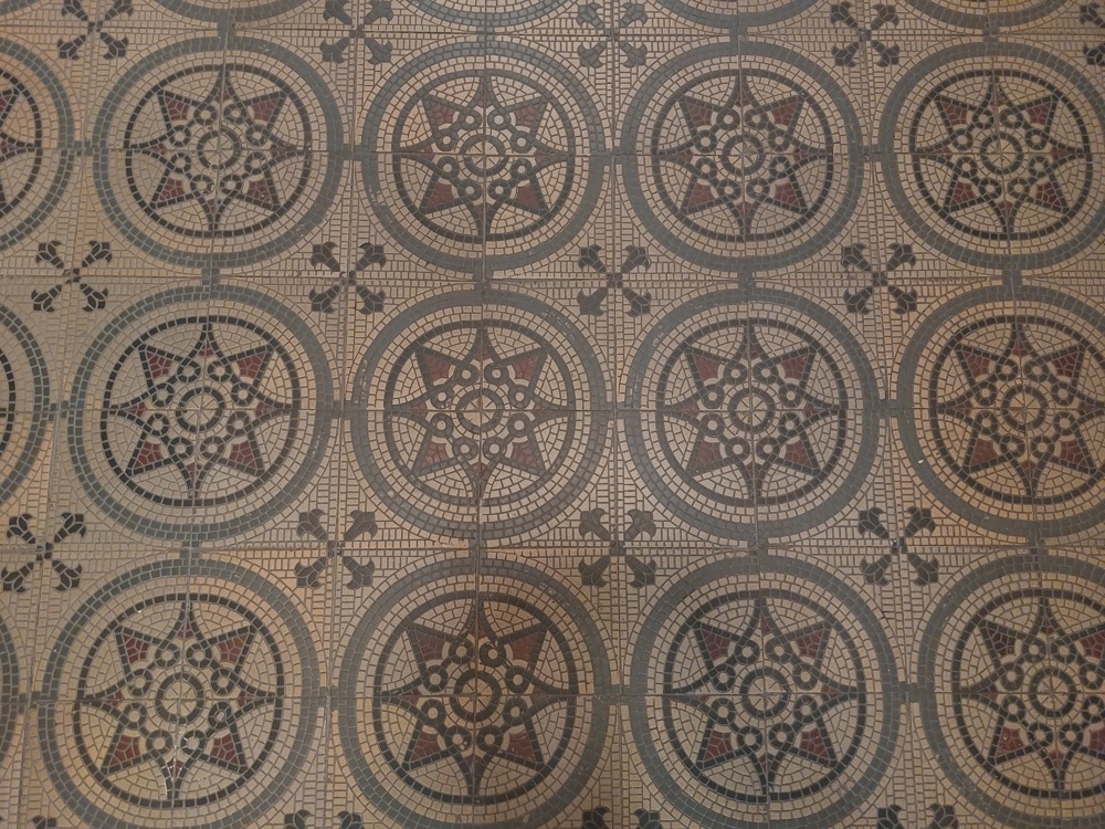Treppenhaus Detail Fußboden