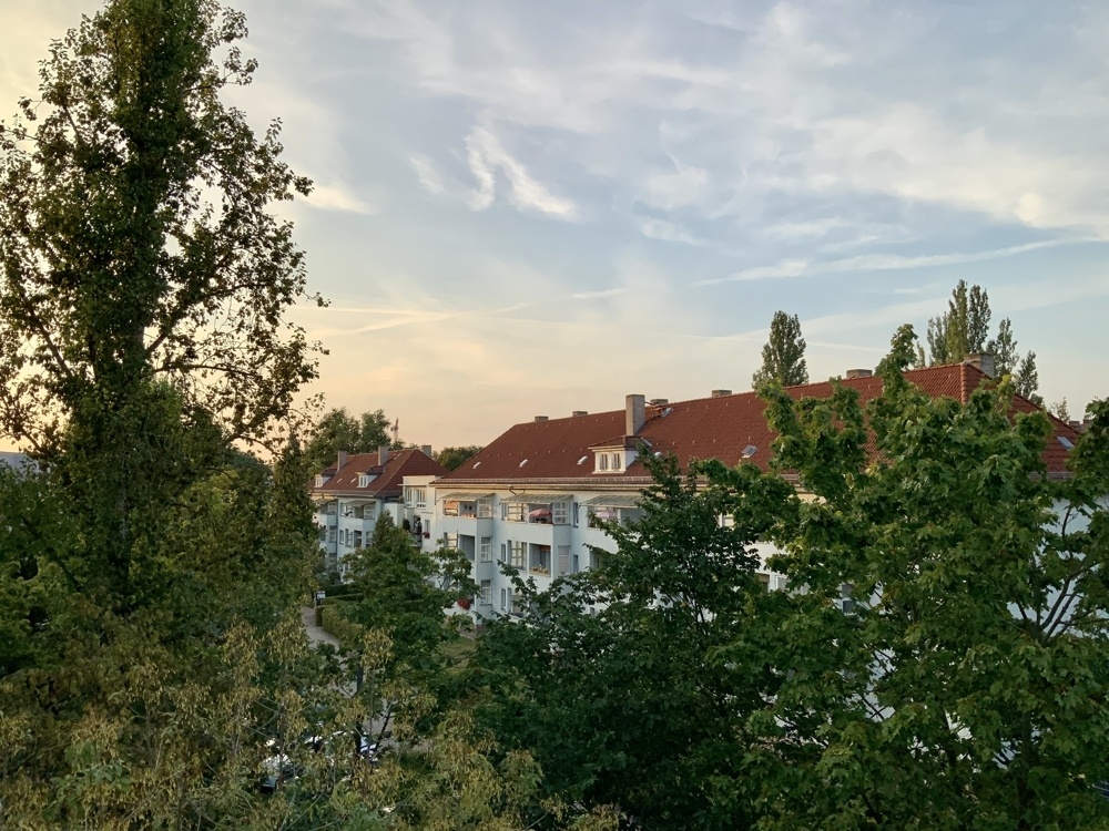 Blick vom Schalfzimmer