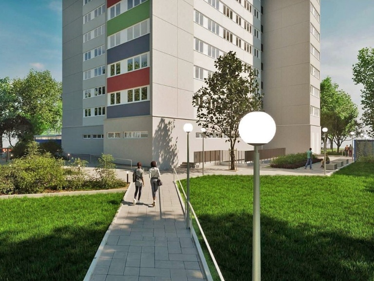 Wohnung in Rostock / Evershagen Mit dem Everstower auf de..