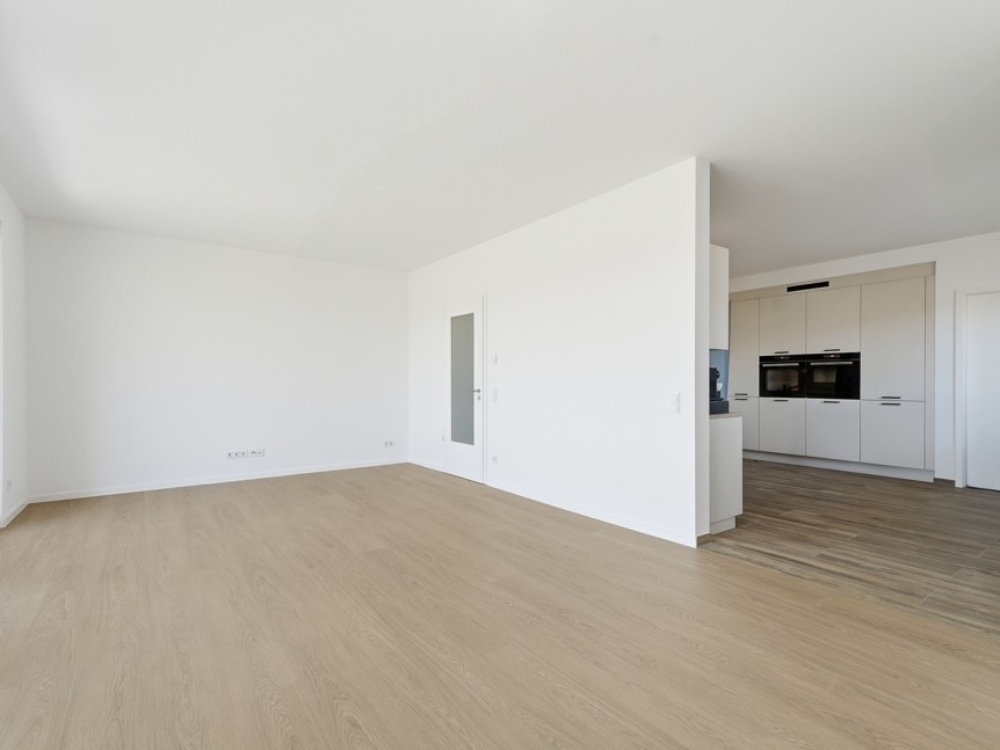 Wohnzimmer mit Küche