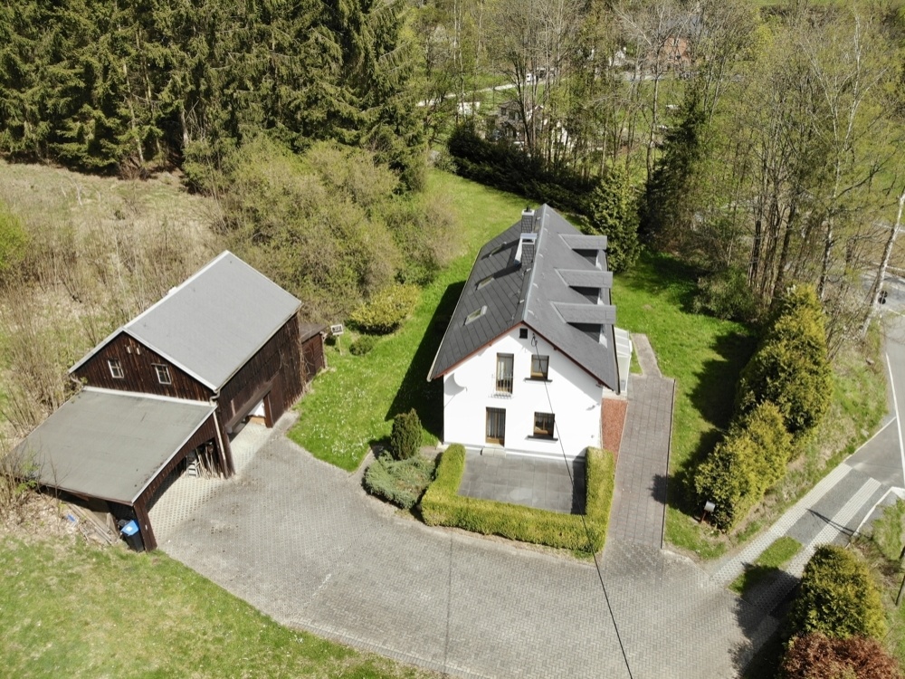 Blick auf das Grundstück