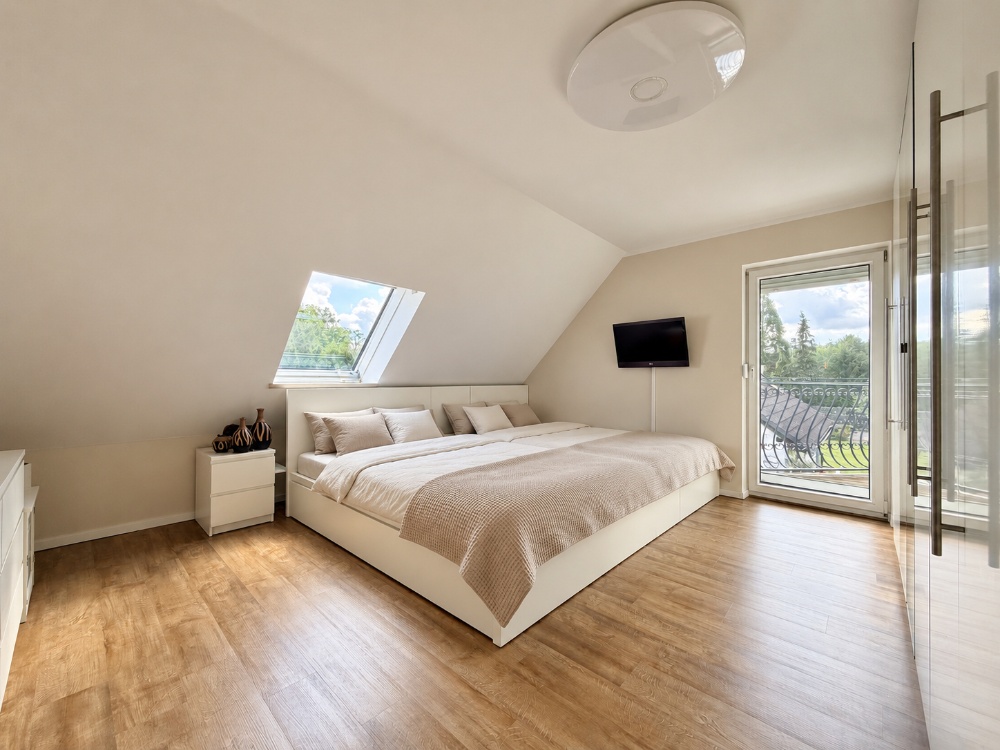 Schlafzimmer im Dachgeschoss