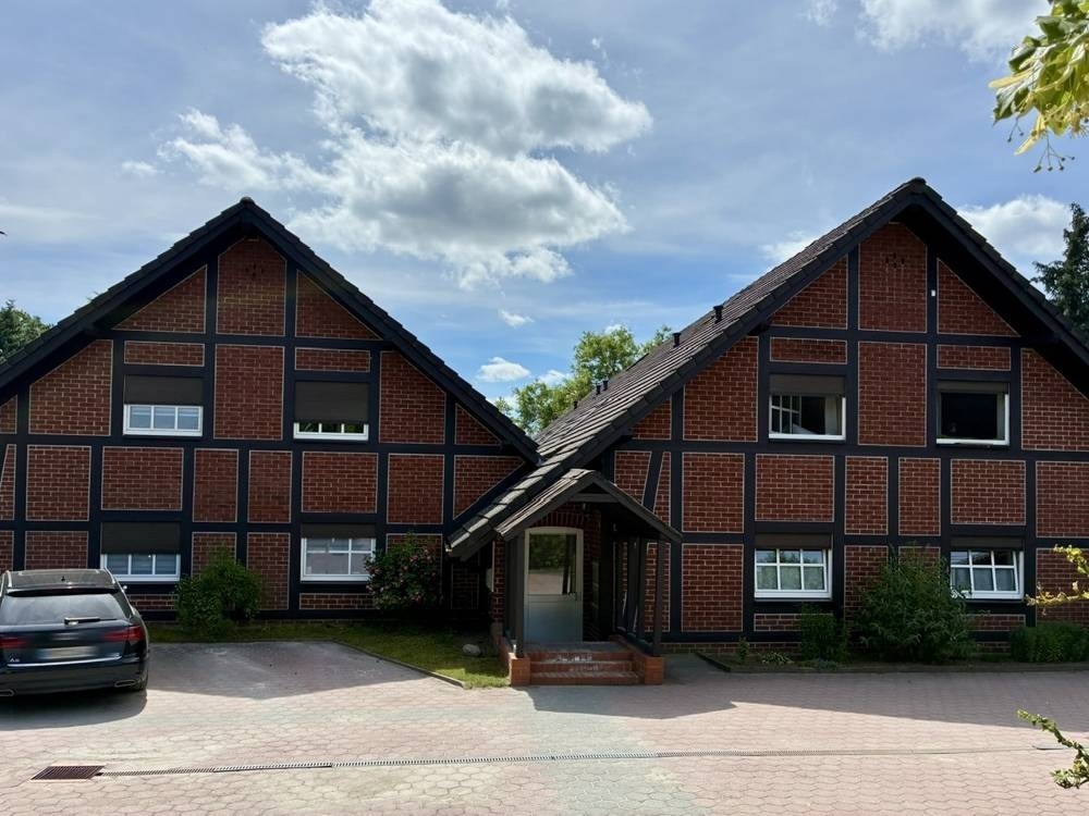 frontaler Blick zum Haus