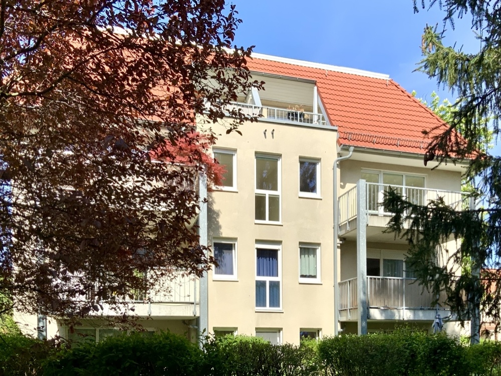 Umgeben von viel Grün