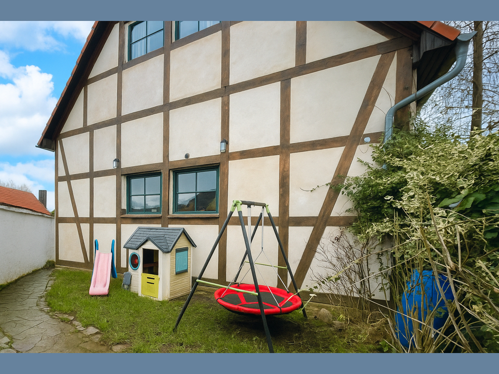 Giebelansicht Fachwerk