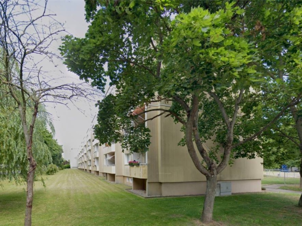 seitliche Hausansicht