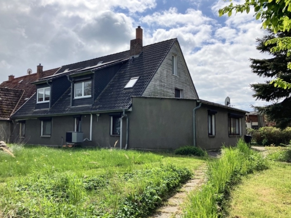 Rückseite des Wohnhauses