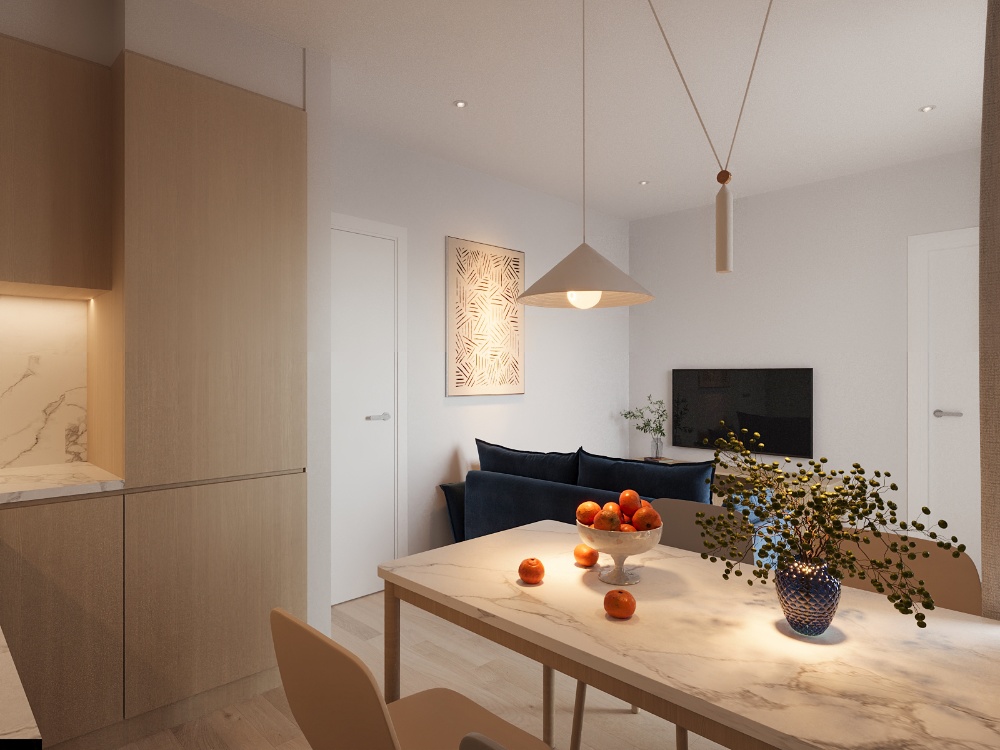 Visualisierung Wohnküche