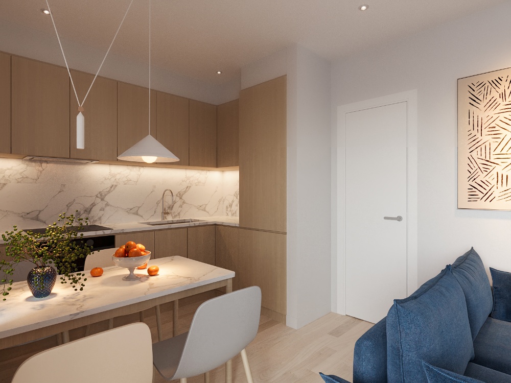 Visualisierung Wohnküche