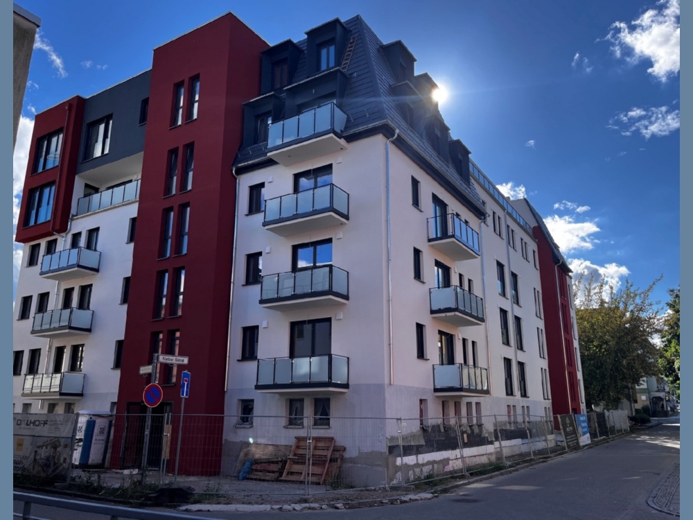 Hausansicht Baufortschritt