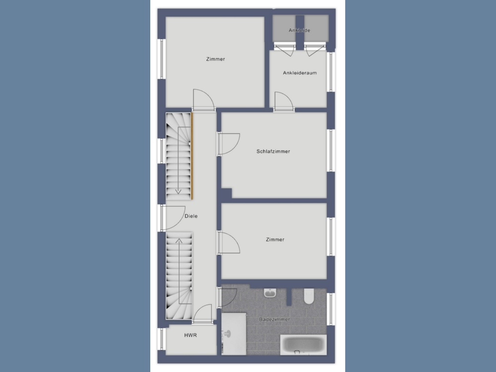 Wohnebene im Erdgeschoss