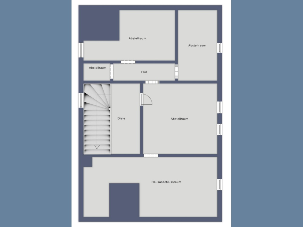 Ebene im Untergeschoss