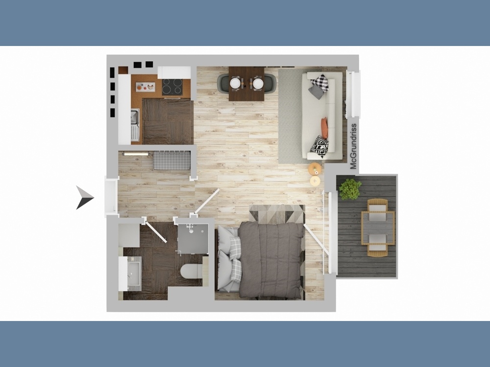 Grundriss visualisiert