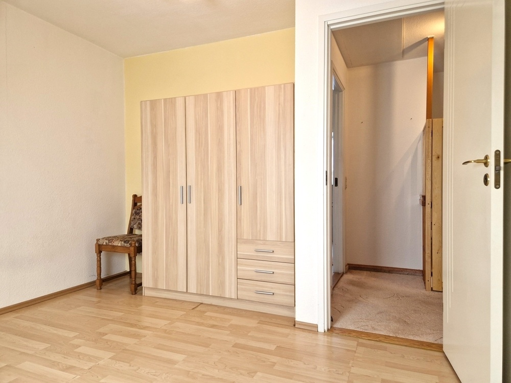 Perspektivwechsel des 2. Zimmers im Dachgeschoss