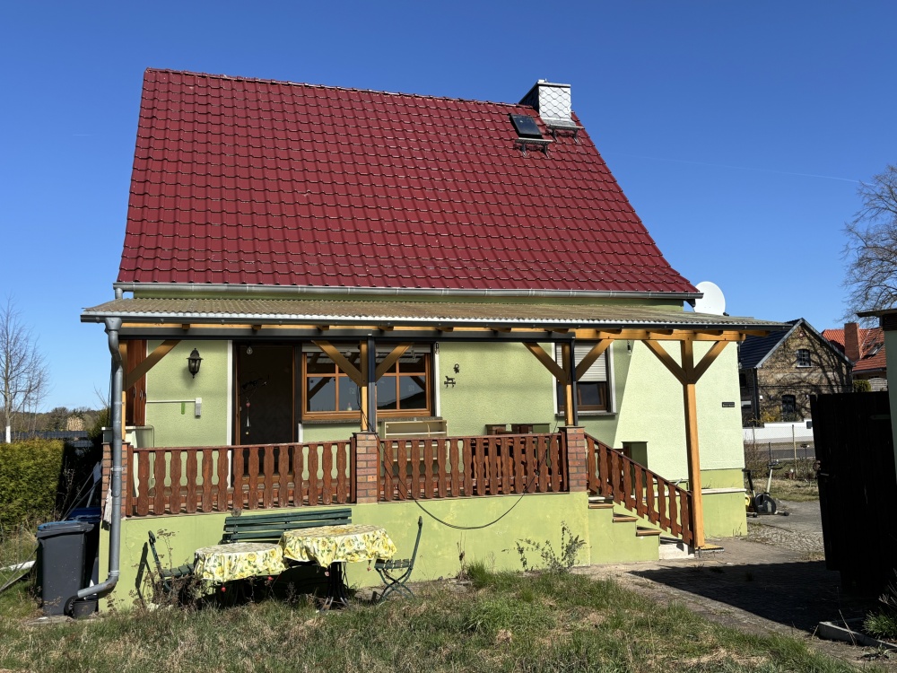 Rückseite des Wohnhauses