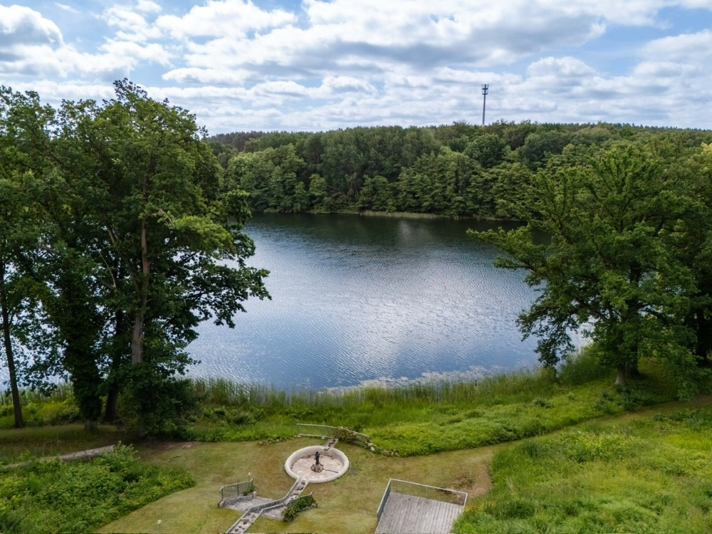Drohne zum See