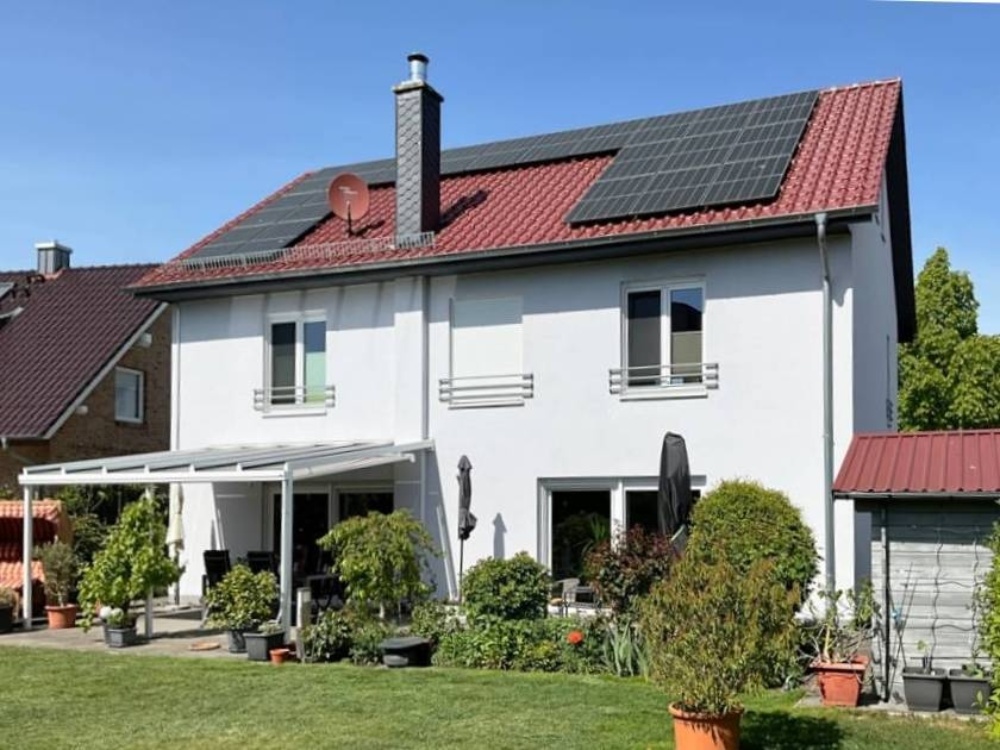 Rückansicht des Hauses