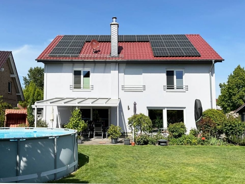 Hausansicht vom Garten