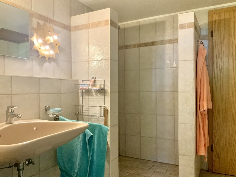 Badezimmer mit Dusche