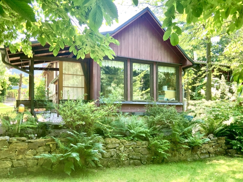 Ansicht Gästehaus von der Gartenseite
