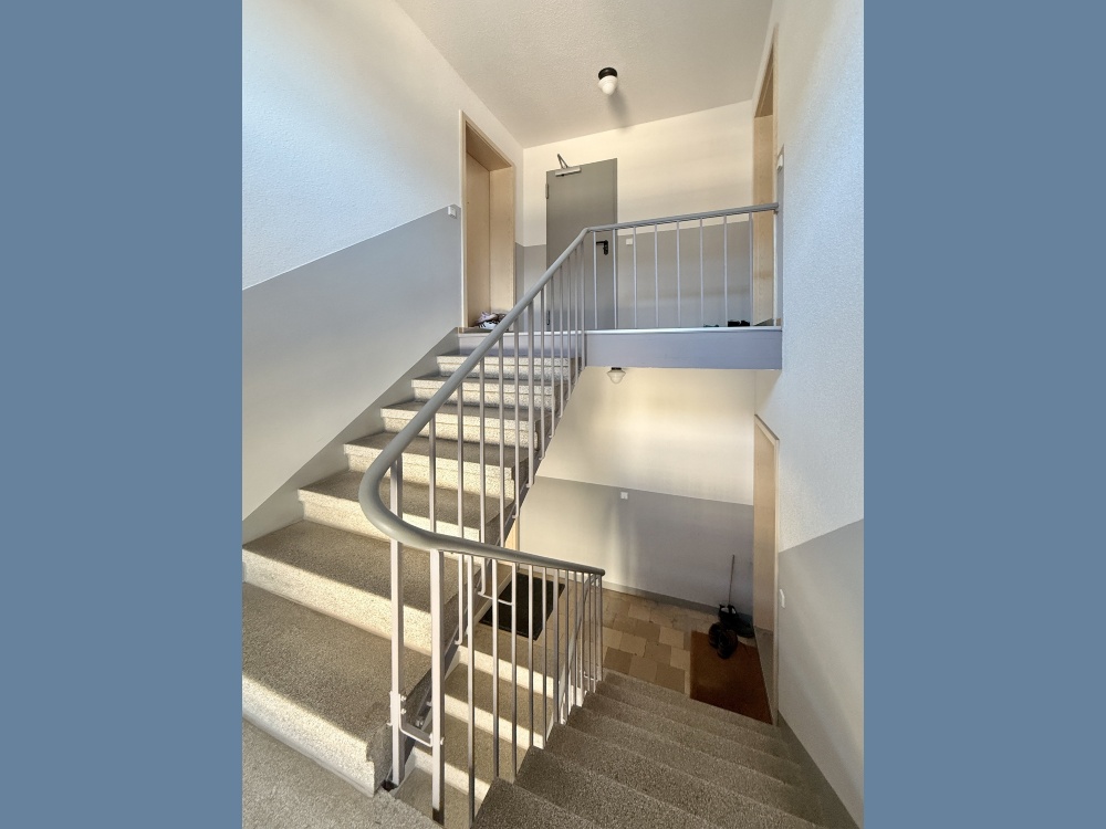 Wohnungszugang im Dachgeschoss