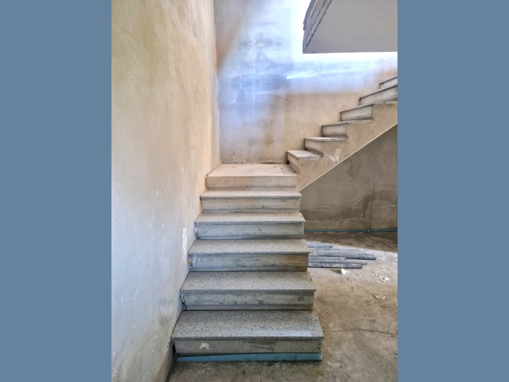 Treppe ins Erdgeschoss
