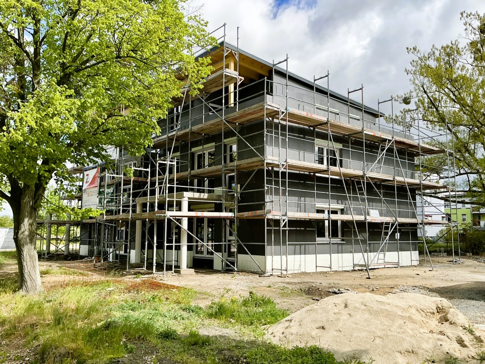 Gebäude im Bau