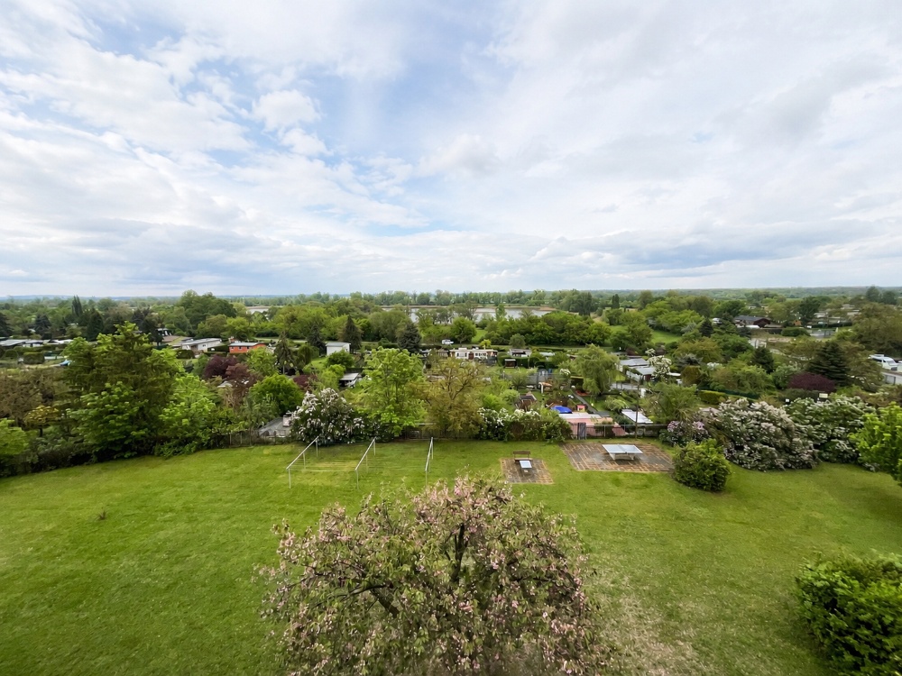 Ausblick vom Balkon