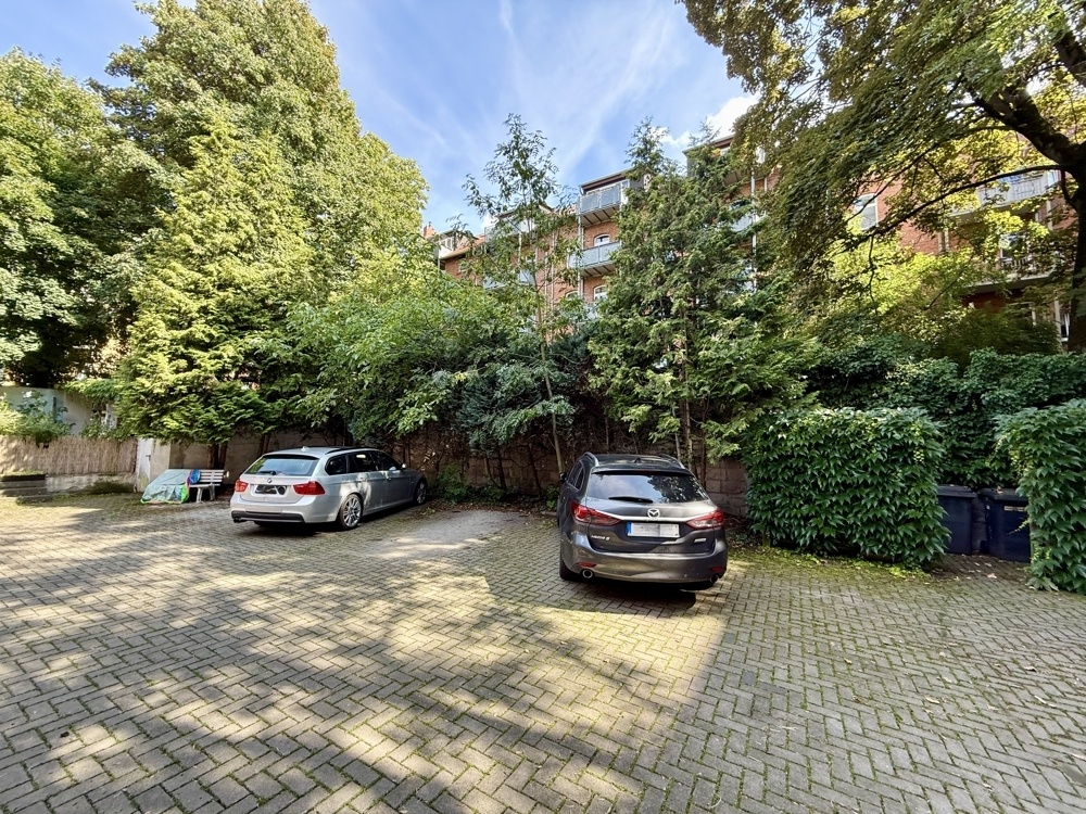 Stellplatz im Innenhof