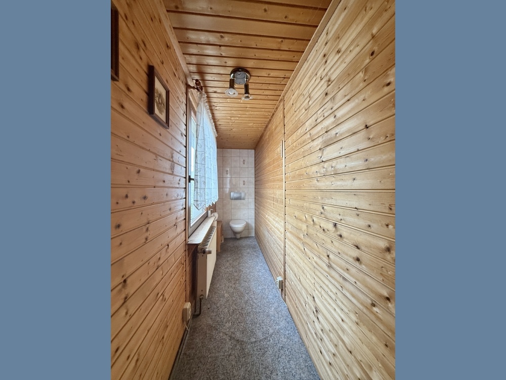 Toilette im Obergeschoss