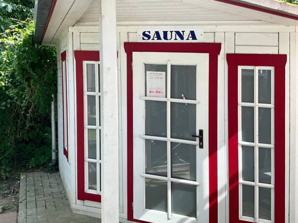 Eingang in die Sauna