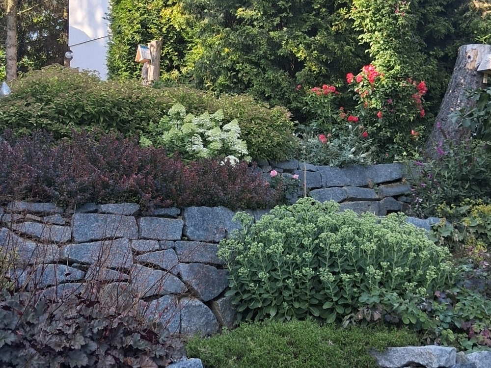 Terrassierter Garten
