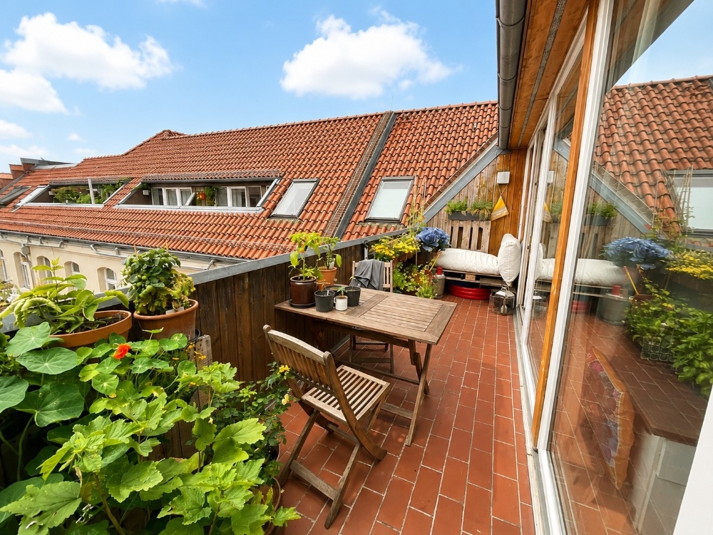 Balkon hofseitig