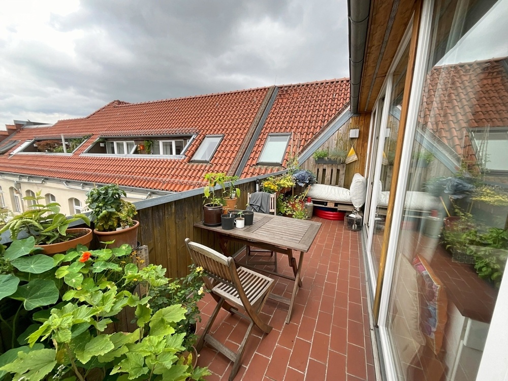 Balkon hofseitig