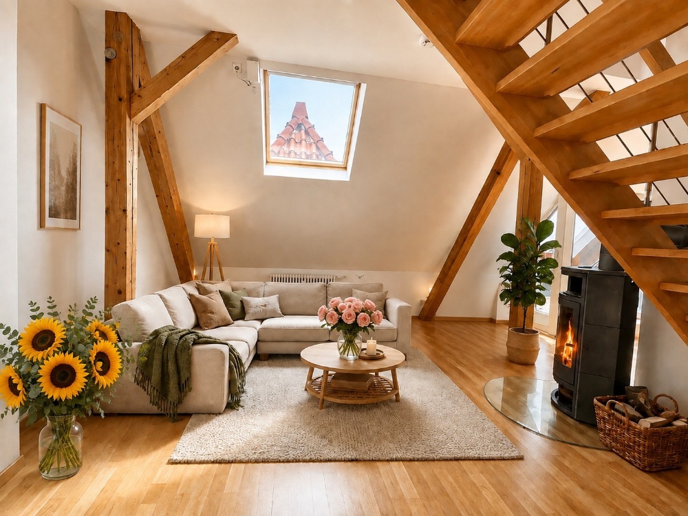 Wohnzimmer visualisiert 