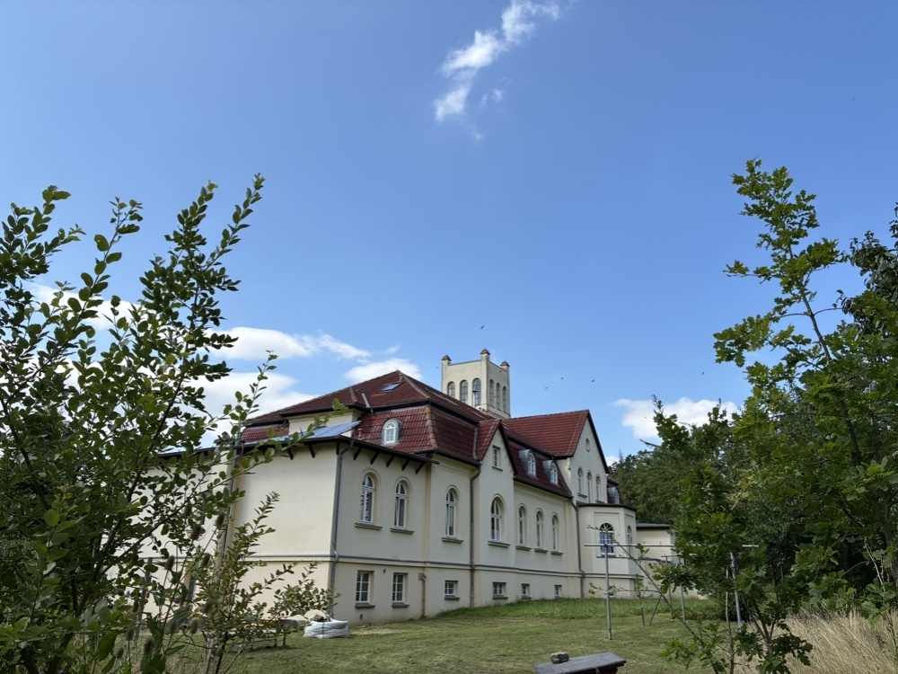 Blick aufs Gutshaus