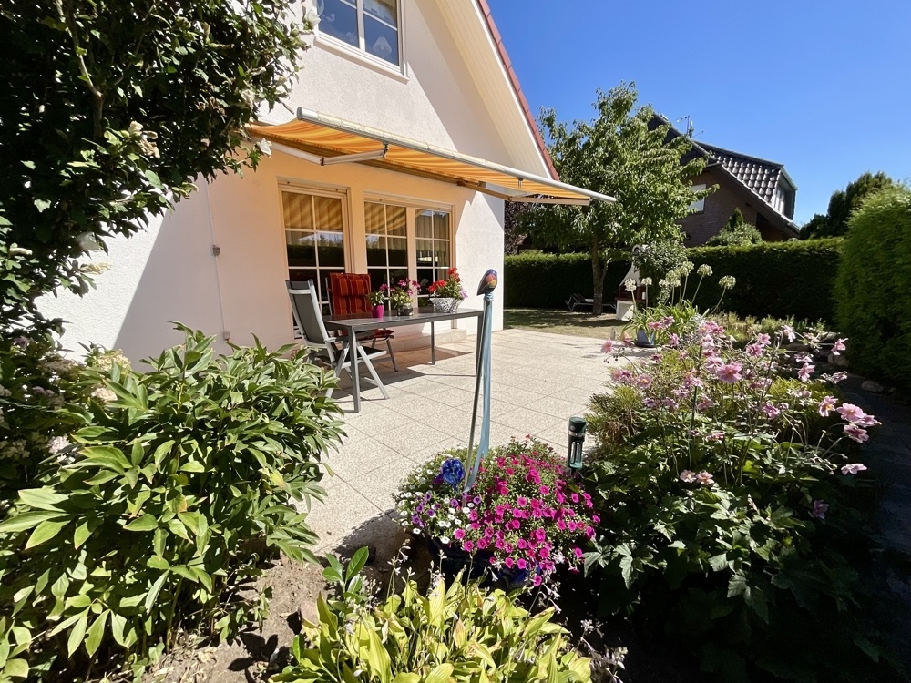 Blick auf die Terrasse