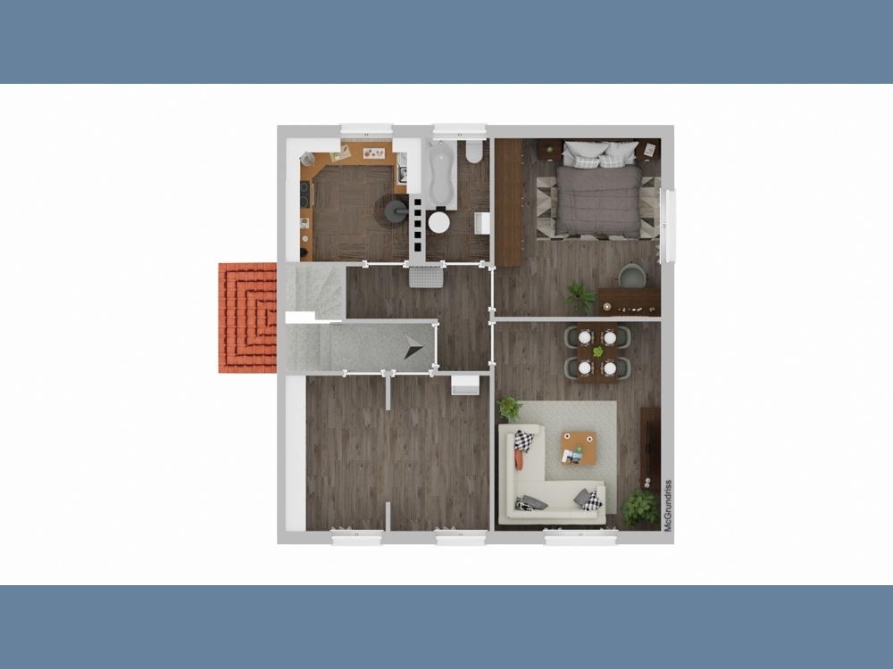 Grundriss OG visualisiert