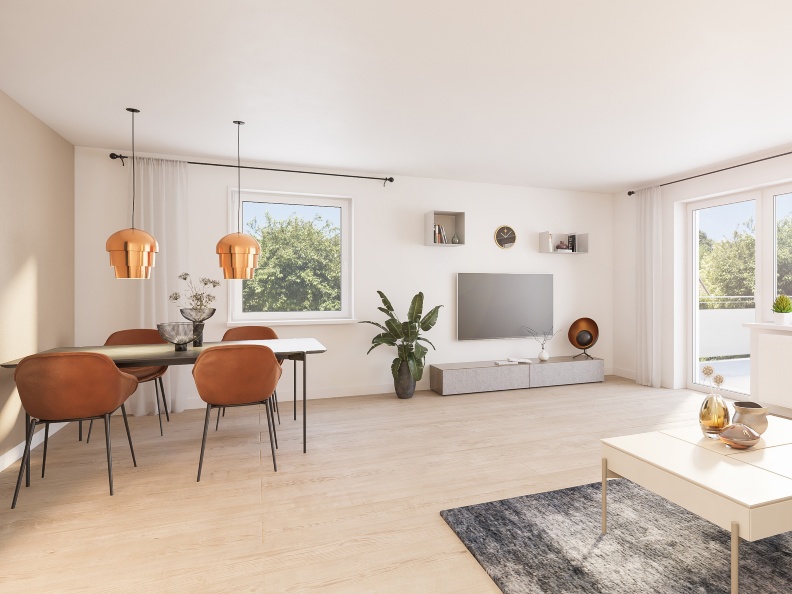 Wohnzimmer visualisiert 