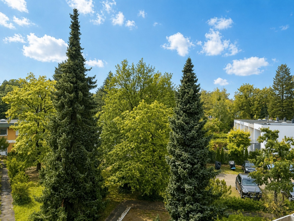Blick vom Balkon