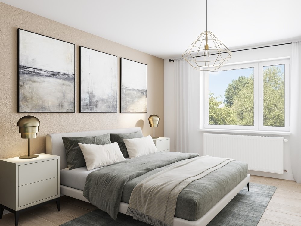 Schlafzimmer visualisiert