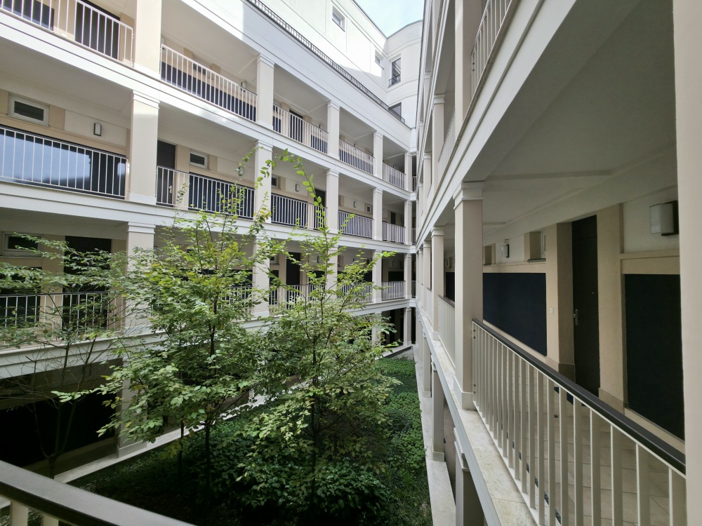 Blick zum Innenhof