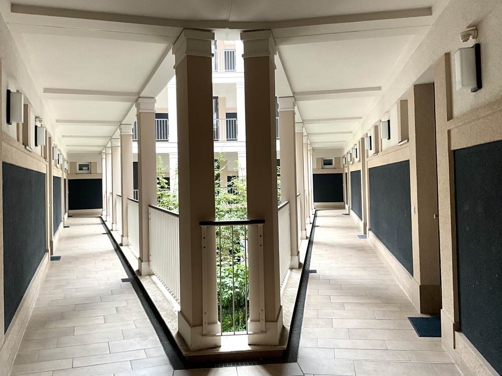 Zugang über Innenhof